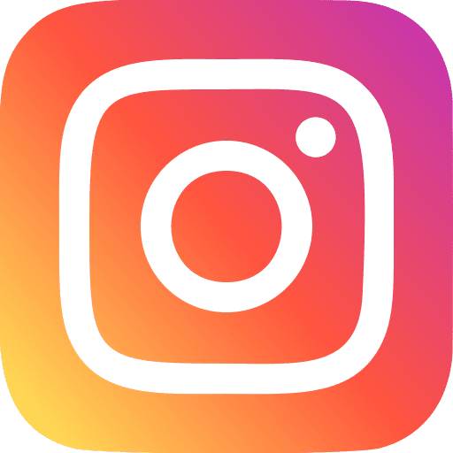 instagram Instagram logo featuring a camera graphic on a gradient background of pink, orange, and yellow.